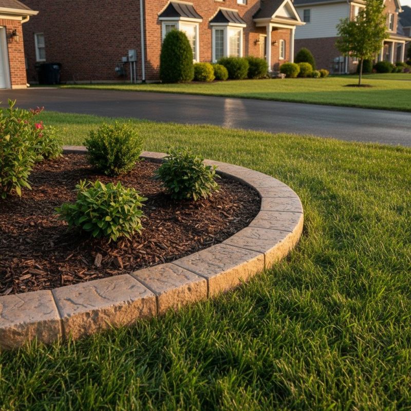 Concrete Curbing Vs. Plastic Or Metal Landscape Edging