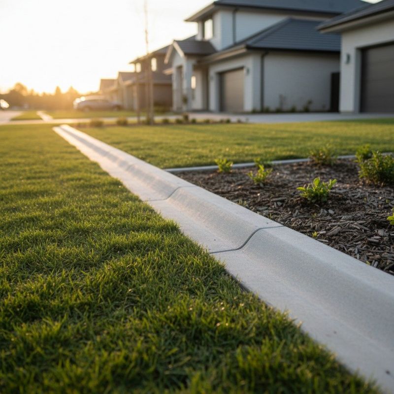 Lawn Curbing Installation