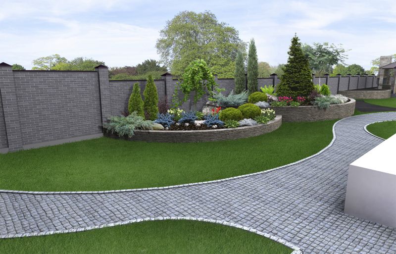 Wide Curbed Garden Bed